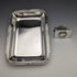 British Antique Silver Plate Square Entree Dish