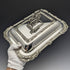 British Antique Silver Plate Square Entree Dish