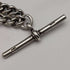 Around 1900 British Antique Sterling Silver Albert Chain 30g Fancy Link Tassel Fob