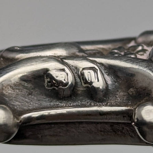 1912 British Antique Sterling Silver Handle Button Hook