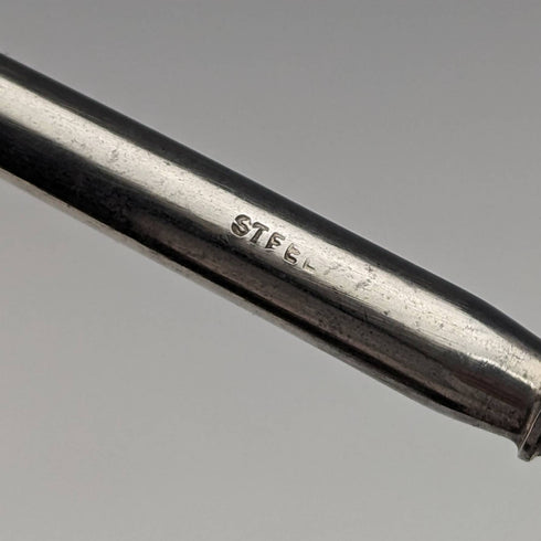 1898 British Antique Pure Silver Handle Button Hook Henry Williamson