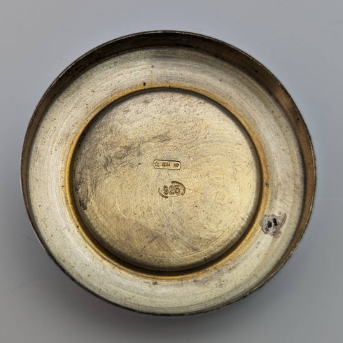 意大利復古純銀藥盒高爾夫球手設計