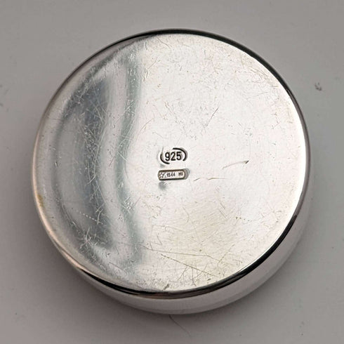 Italian Vintage Sterling Silver Pill Case Golfer Design