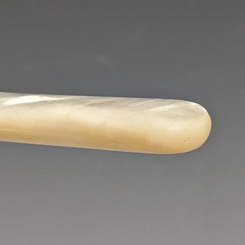 1897年 英国アンティーク 純銀ブレード 白蝶貝ハンドル カトラリー 3ペアセット J Barraclough