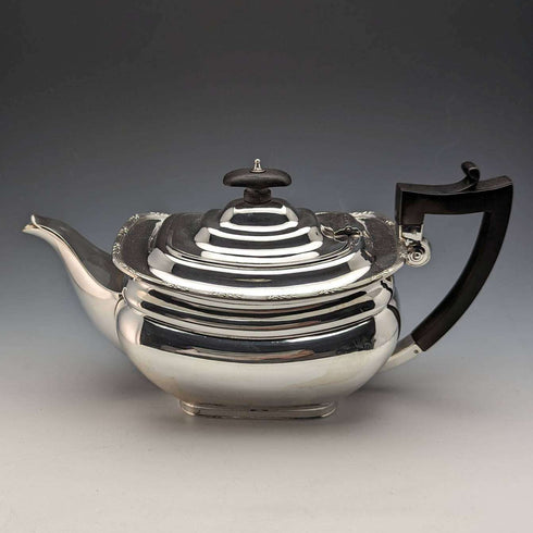 1910 年代英國古董鍍銀茶壺 4 件套 Manoah Rhodes