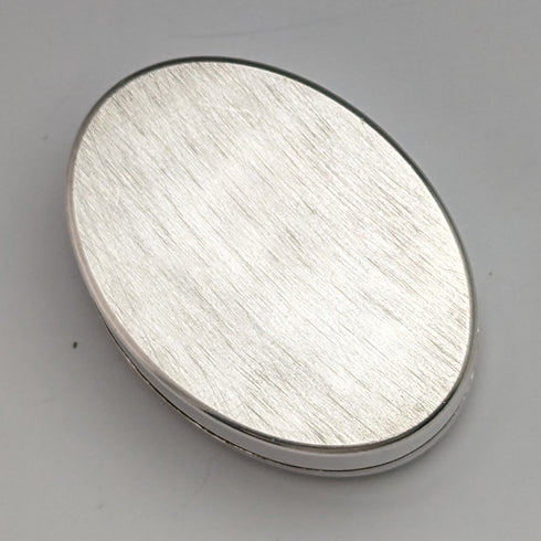 意大利復古歐陸式銀色藥丸盒