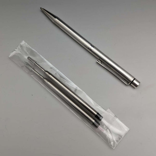 American Vintage Sheaffer Sterling Silver Ballpoint Pen with 2 Refills