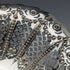 1894 British Antique Sterling Silver Earring Decoration Bowl/Dish 232g Martin Hall