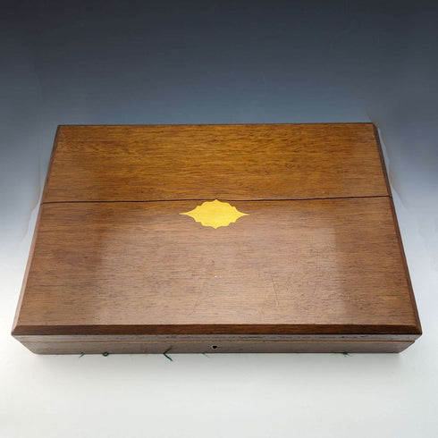 【預留】1836年英國古董純銀柄魚餐具12對套裝盒裝