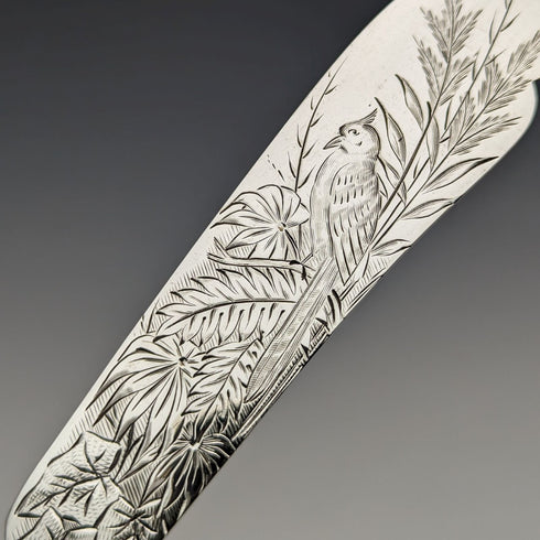 【ご予約済】1836年 英国アンティーク 純銀製ハンドル フィッシュカトラリー 12ペアセット 箱入り