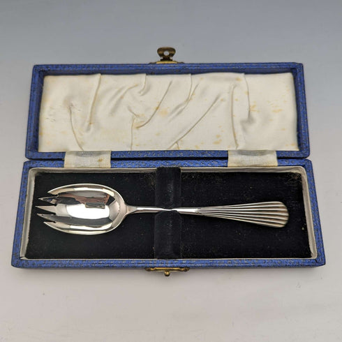 1916 British Antique Sterling Silver Spoke Case James Dixon