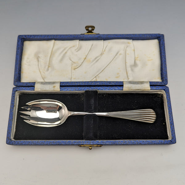 1916 British Antique Sterling Silver Spoke Case James Dixon