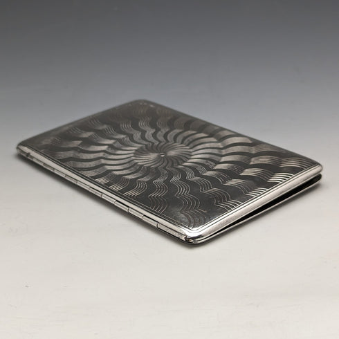 古董純銀百家樂經銷商卡盒 165 克