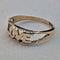 British vintage jewelry "LOVE" engraving 9ct gold ring