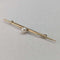 British vintage 9ct gold pearl pin brooch PMS