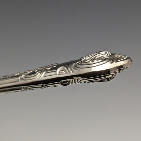 1987年 英国ヴィンテージ 純銀製ハンドル ケーキスライサー 箱入り Broadway