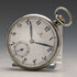 circa 1939 vintage omega pocket watch silver plated open face working fine