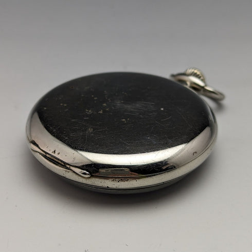 1939年頃 ヴィンテージ オメガ 懐中時計 シルバープレート オープンフェース 動作良好