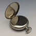 circa 1939 vintage omega pocket watch silver plated open face working fine