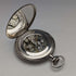Around 1916 Antique Longines pocket watch thin silver side open face works well