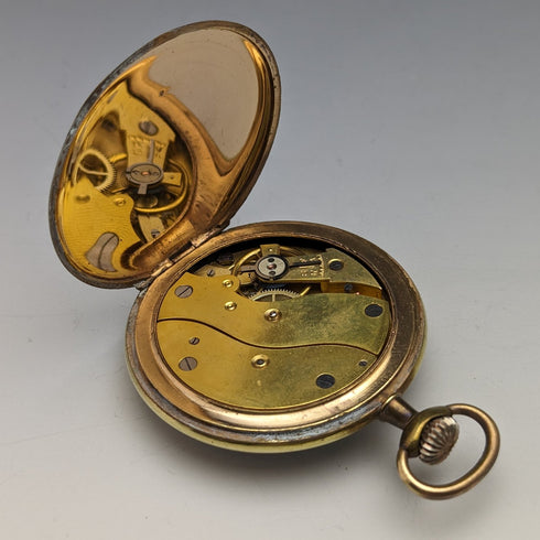 Around 1900 Swiss antique Mumei pocket watch works well with chain