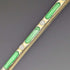 1938 British vintage enamel decorated sterling silver teaspoon set of 6 in a case MAPPIN and WEBB