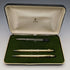 Vintage Cross: CROSS Gold Filled Ballpoint Pen/Pencil Set with Spare Refill