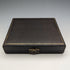 1930s British Vintage Pure Silver & Glass Inner Butter Dish in Case