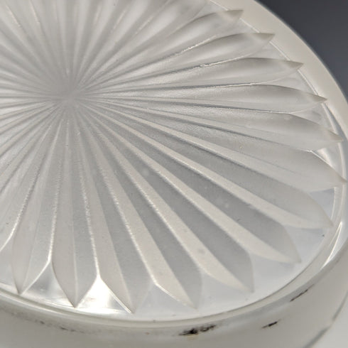 1930年代 英国ヴィンテージ 純銀&グラスインナー バターディッシュ ケース入