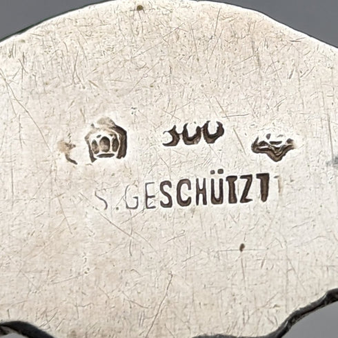 Around 1900 German Antique Continental Silver Cake Server