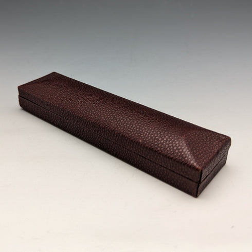 1955 年英國復古 Yard O 紅色純銀六邊形推進鉛筆盒