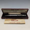 1955 British Vintage Yard O Red Sterling Silver Hexagon Propulsion Pencil Case