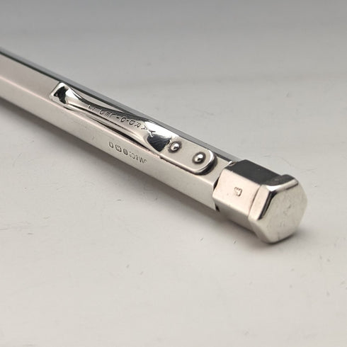 1955 年英國復古 Yard O 紅色純銀六邊形推進鉛筆盒