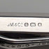1955 British Vintage Yard O Red Sterling Silver Hexagon Propulsion Pencil Case