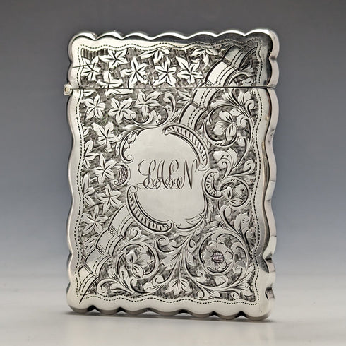 1901 年英國古董純銀卡包 58 克 GEORGE LOVERIDGE