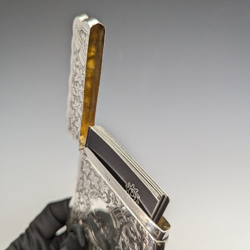 1901 年英國古董純銀卡包 58 克 GEORGE LOVERIDGE