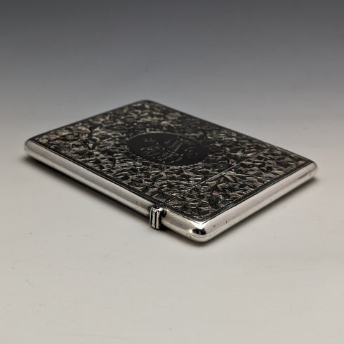 1900年 英国アンティーク 純銀製カードケース 74g DEAKIN and FRANCIS