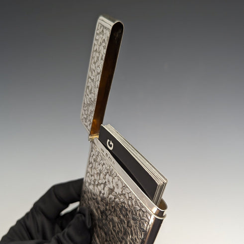 1900年 英国アンティーク 純銀製カードケース 74g DEAKIN and FRANCIS