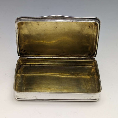 Early 19th Century French Antique 950 Silver Snuff Box 69g