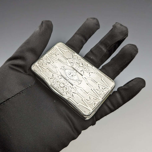 Early 19th Century French Antique 950 Silver Snuff Box 69g