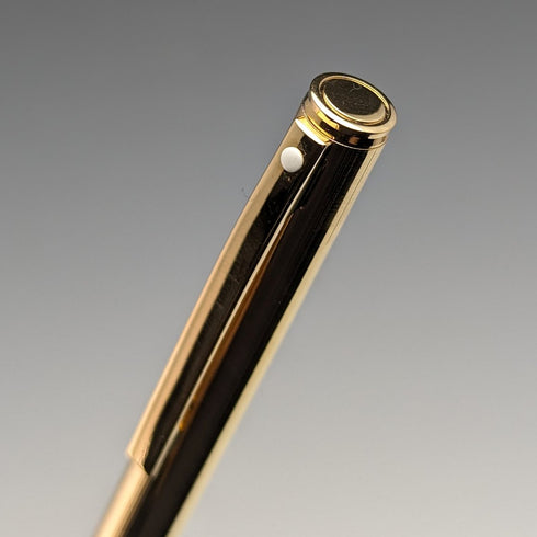 US Vintage Sheaffer Fountain Pen Gold Plated Fountain Pen and Ballpoint Pen Set with Case