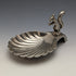 British Vintage Silver Plated Squirrel Decorated Shell Nut Dish