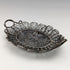 Circa 1900 Antique Silver Flower Filigree Tray