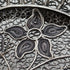 Circa 1900 Antique Silver Flower Filigree Tray