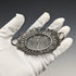Circa 1900 Antique Silver Flower Filigree Tray