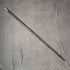 1918 British antique gentleman's walking stick, bamboo shaft, pure silver, round handle, 91cm