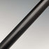 1923 British antique gentleman's cane black shaft pure silver decorative handle 93cm