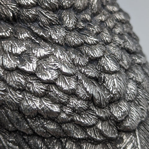 英国 カントリーアーティスト社 フクロウ 純銀張り彫刻 フィギュリン