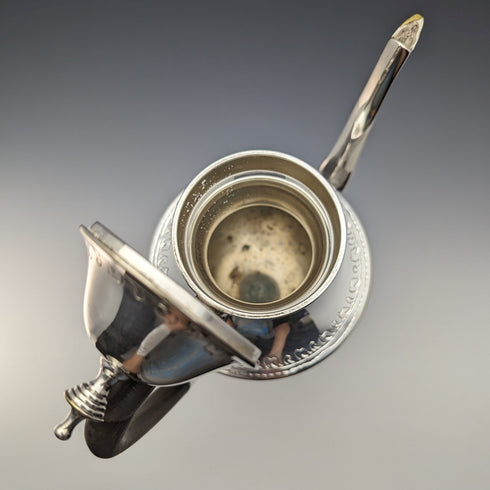 英国ヴィンテージ シルバープレート製 コーヒーサーバ ジョージアンスタイル