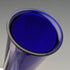 1906 British Antique Sterling Silver Vase Cobalt Glass Inner Vase Thomas Bradbury